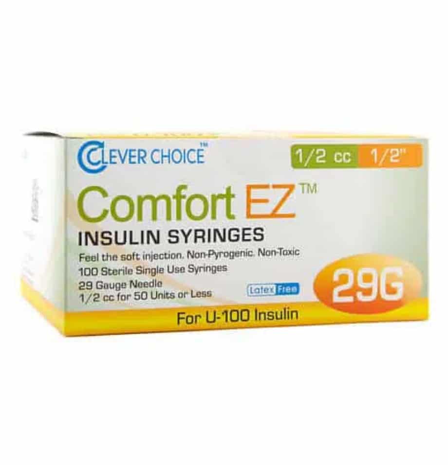  Clever Choice Comfort EZ Insulin Pen Needles 31G 5mm